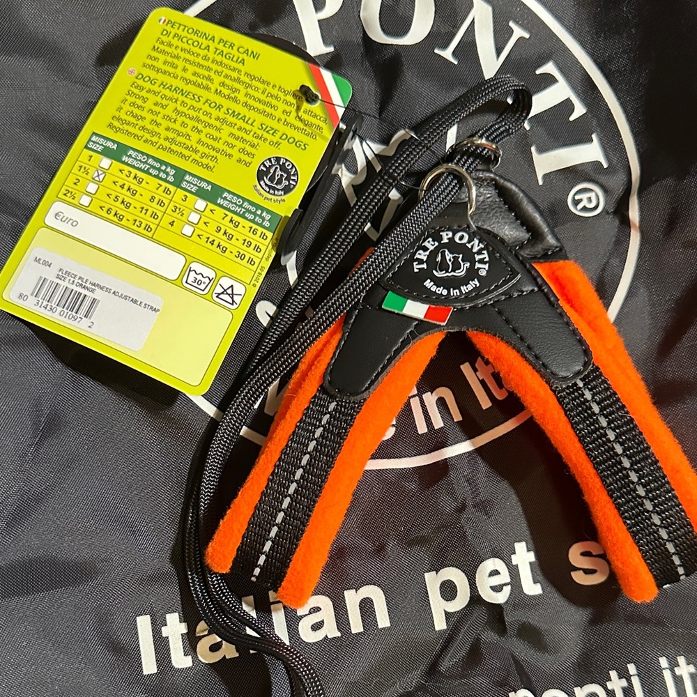 Orange Dog Harness